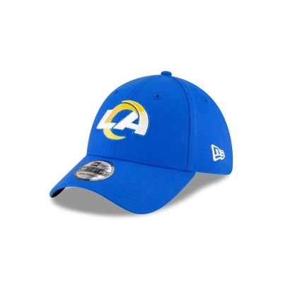 Blue Los Angeles Rams Hat - New Era NFL Team Classic 39THIRTY Stretch Fit Caps USA3640298